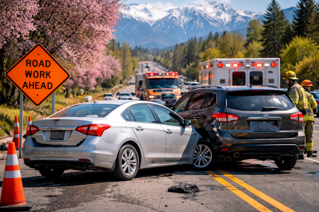 April Car Accidents in Colorado: How Spring Traffic and Road Work Affect Claims