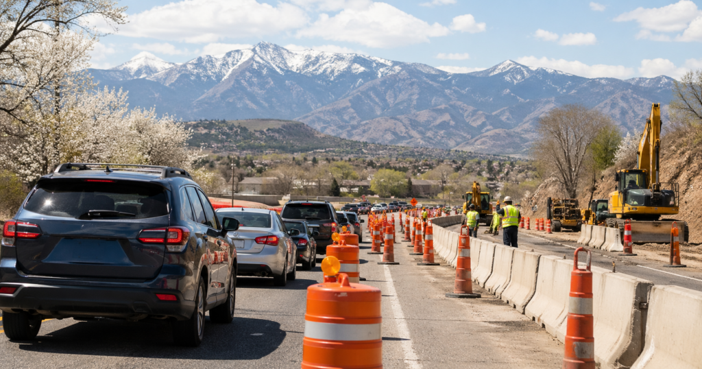 Why Construction Zone Car Accidents Increase in Spring Across Colorado Springs