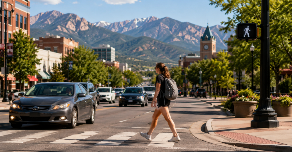 Why Pedestrian Accident Risks Increase in Colorado Springs During Summer